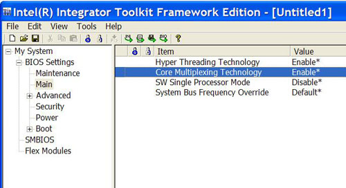 Core Multiplexing