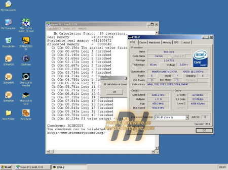 Intel Core 2 Extreme X6800 @ 5040MHz (klein)