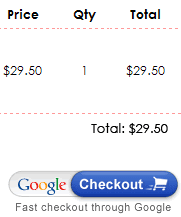 Google Checkout in actie