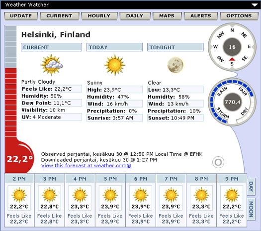 Weather Watcher 5.6.11 screenshot (resized)
