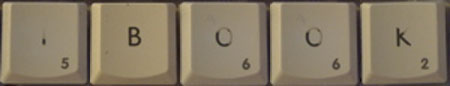 Apple iBook - vervagende letters
