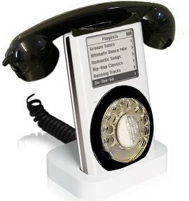 iPod draaischijftelefoon