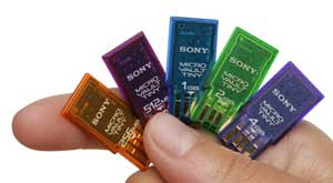 Sony Micro Drive Tiny-lineup