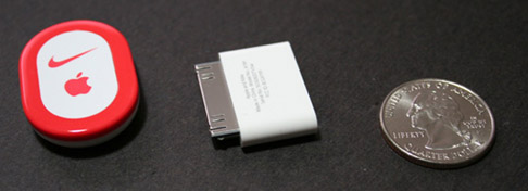 Nike+-sensor en iPod nano-module