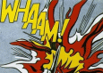 stukje 'Whaam' van Roy Lichtenstein