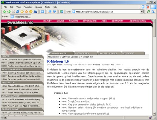 K-Meleon 1.0