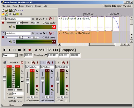 Reaper 0.991