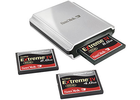 Sandisk Extreme IV-geheugenkaarten en lezer