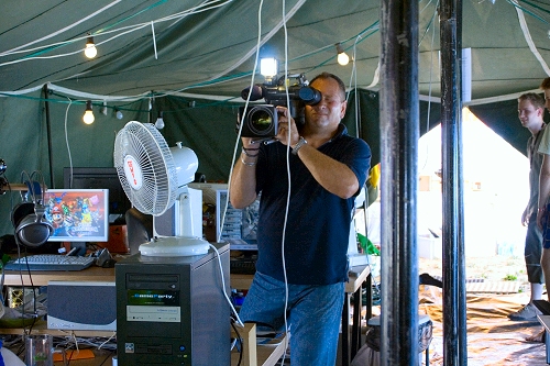Campzone 2006 - Cameraman Hart van Nederland