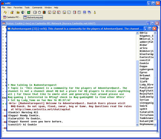 mIRC screenshot (resized)
