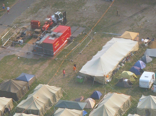 Campzone 2006 - Luchtfoto