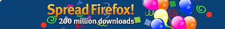 Firefox viert tweehonderdmiljoenste download