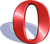 Opera logo, alleen de 'O' met schaduw (90 pix)