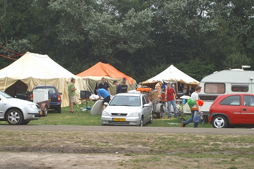 Campzone 2006 - Afbouw