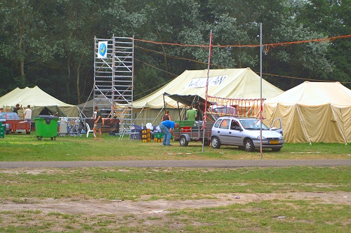 Campzone 2006 - Afbouw