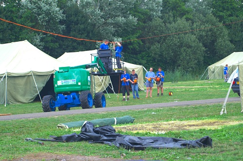 Campzone 2006 - Afbouw