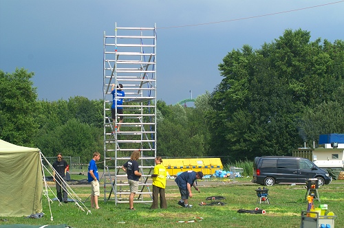 Campzone 2006 - Afbouw