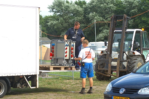 Campzone 2006 - Afbouw