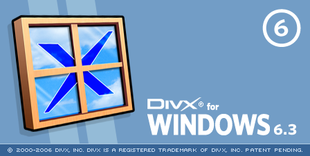 DivX 6.3 - slpash screen