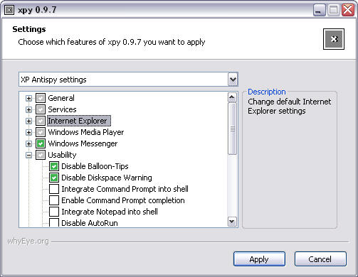 xpy 0.9.7 screenshot