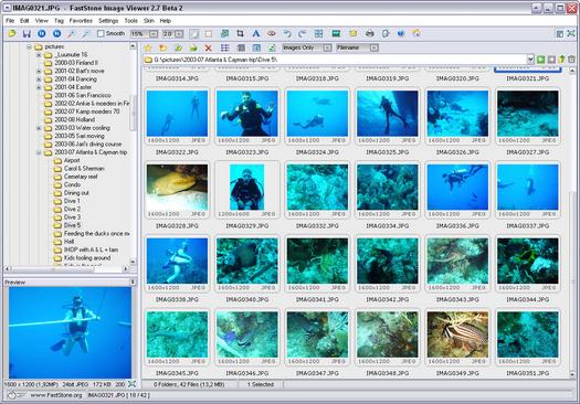 FastStone Image Viewer 2.7 beta 2 screenshot (resized)