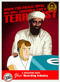 RIAA mp3-terrorisme