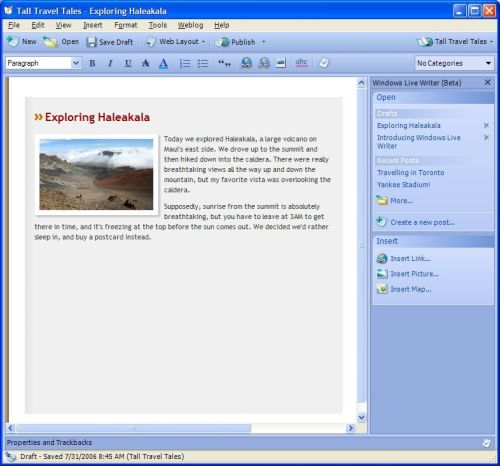 Windows Live Writer