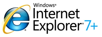 Windows Internet Explorer 7+ logo Windows Internet Explorer 7+ logo