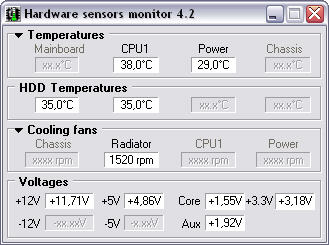 Hmonitor 4.2 screenshot