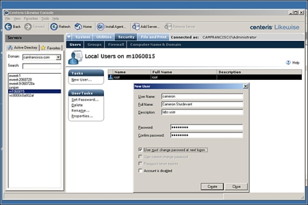 Centeris Likewise Management Suite 2.0 - User toevoegen