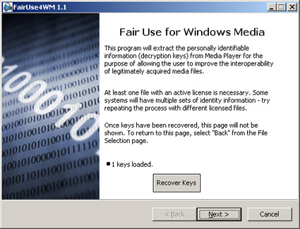 FairUse4WM (DRM-removal tool Windows Media) FairUse4WM (DRM-removal tool Windows Media)