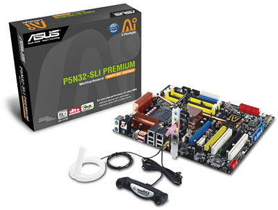 ASUS P5N32-SLI Premium/WiFi-AP moederbord ASUS P5N32-SLI Premium/WiFi-AP moederbord