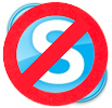 Verboden voor Skype