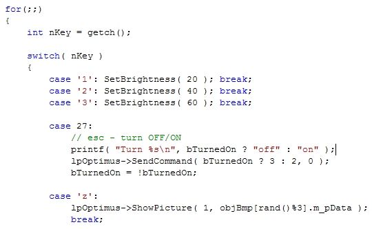 Optimus Mini Three - Some source code Optimus Mini Three - Some source code
