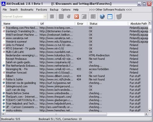 AM-DeadLink 2.8.1 beta 1 screenshot (resized)
