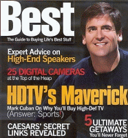 Mark Cuban op een magazinecover