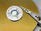 Uitsnede harddisk