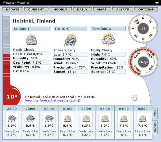 Weather Watcher 5.6.14 screenshot (resized)