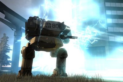 Battlefield 2142 Screenshot met Mech Battlefield 2142 Screenshot met Mech