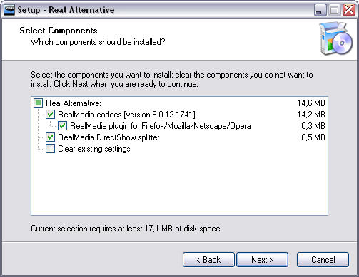 Real Alternative 1.51 Lite screenshot