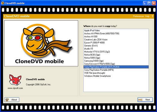 CloneDVD mobile