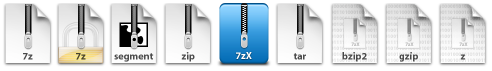 7zX 1.5 icons