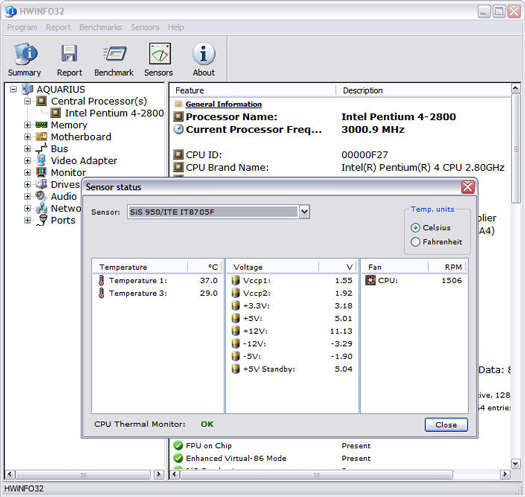 HWiNFO32 1.71 screenshot (resized)