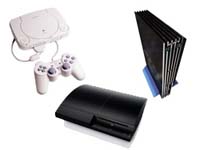 Playstations 1,2 en 3