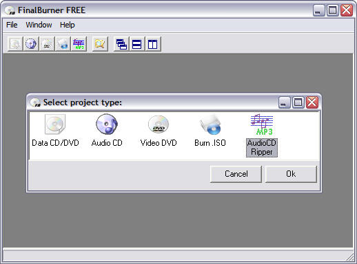 FinalBurner 1.5.0.36 screenshot