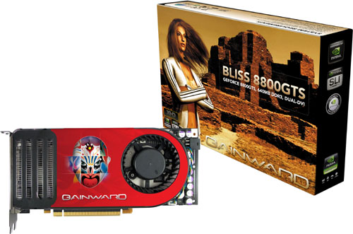 Gainward Bliss GeForce 8800 GTS Gainward Bliss GeForce 8800 GTS