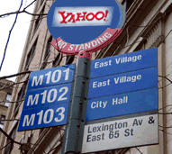 Yahoo wegwijzers