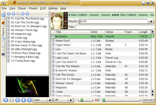 Kaffeine screenshot (resized)