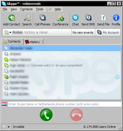 Skype for Windows 2.5.0.154