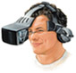 Illustratie van VR-helm